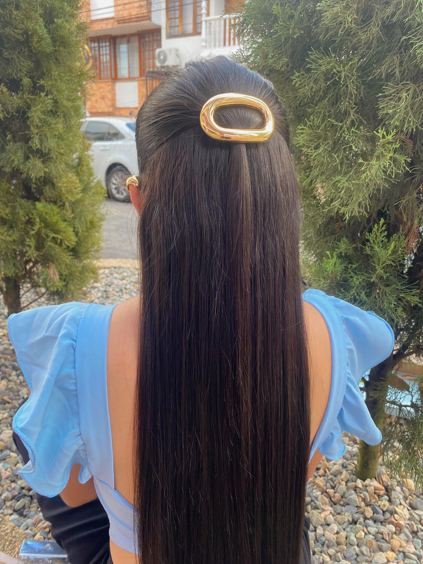 Hair Clip Ovalado Liso