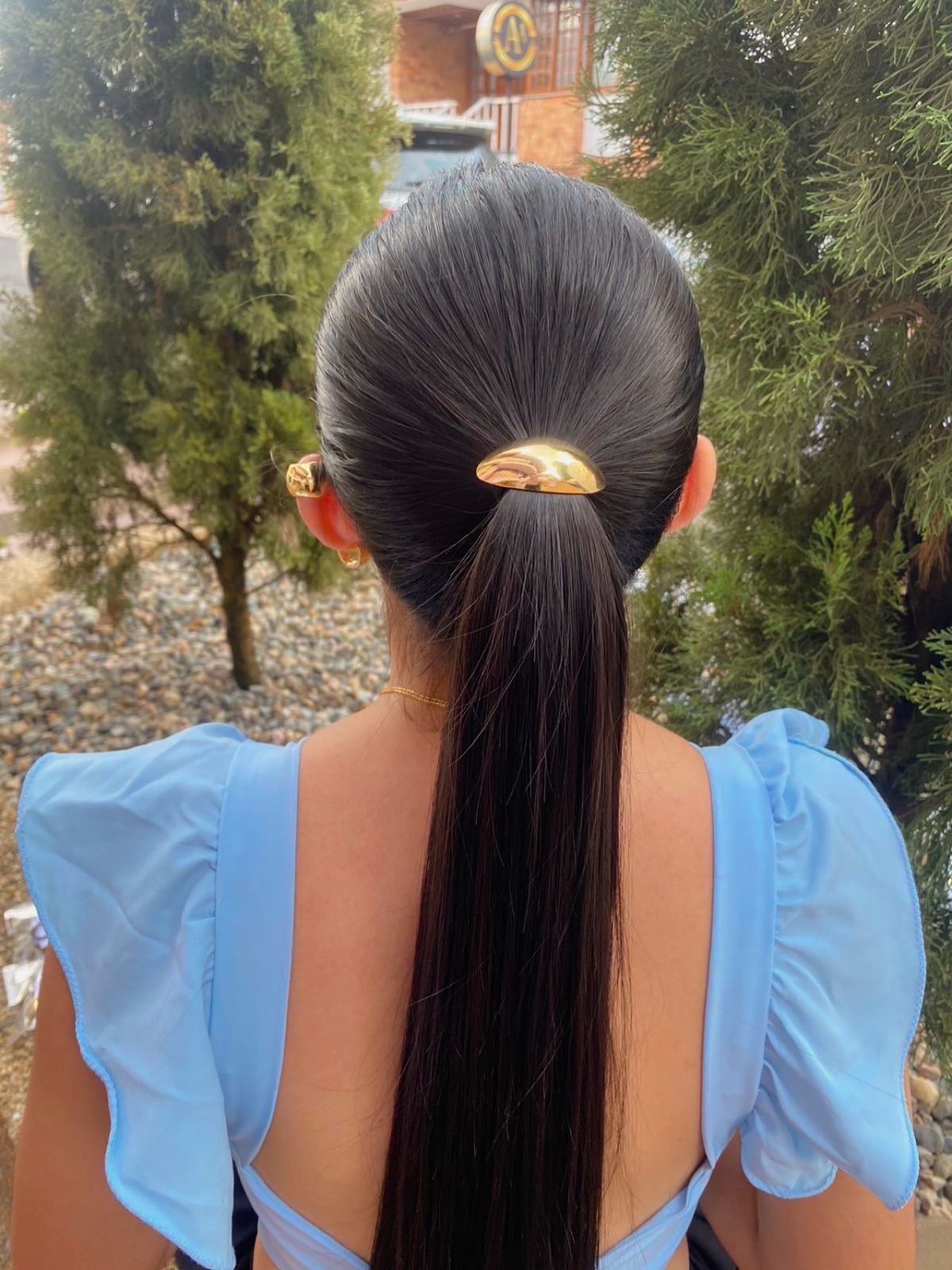 Pony Cuff Liso Ancho