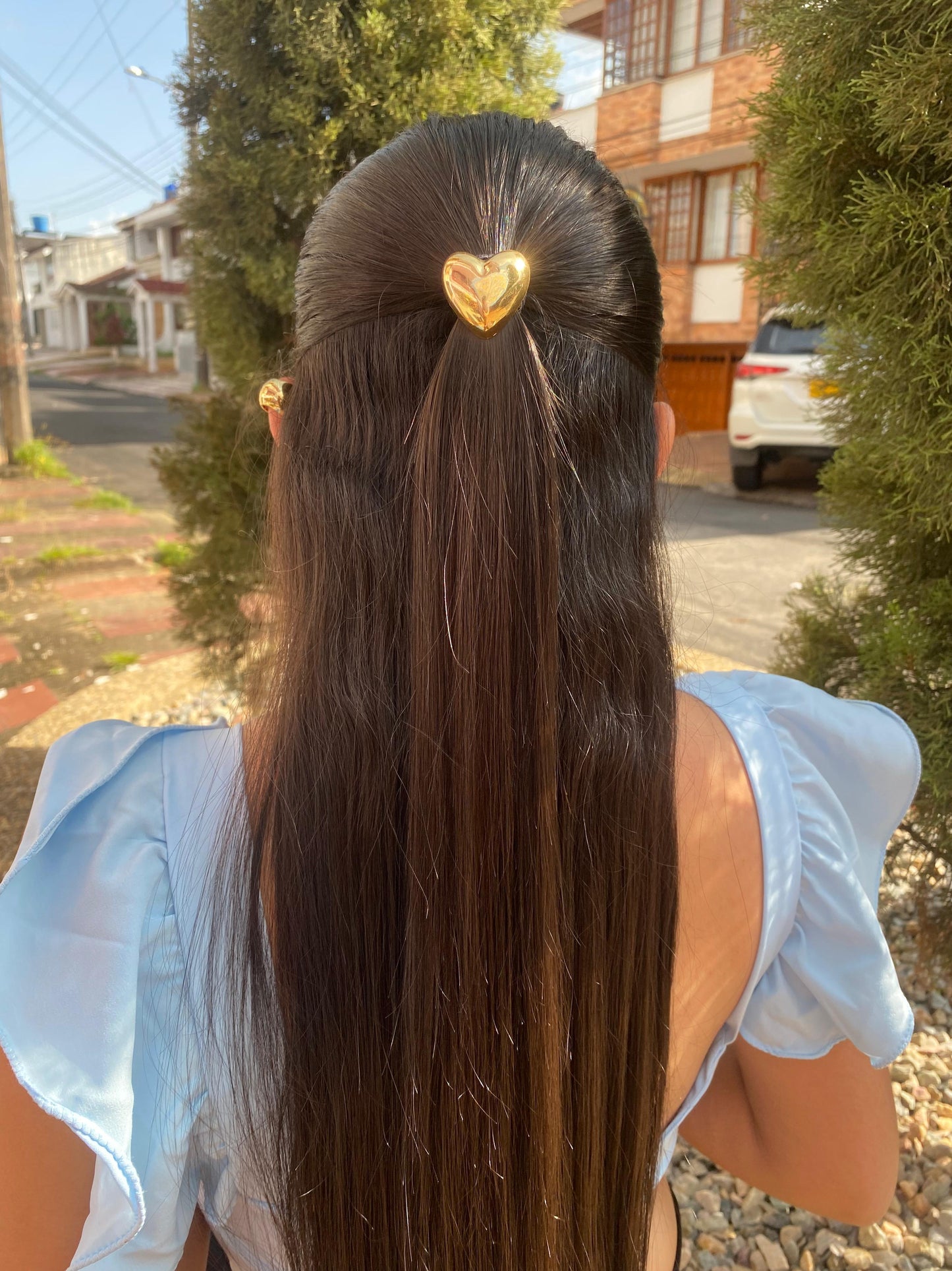 Pony Cuff Corazón Liso