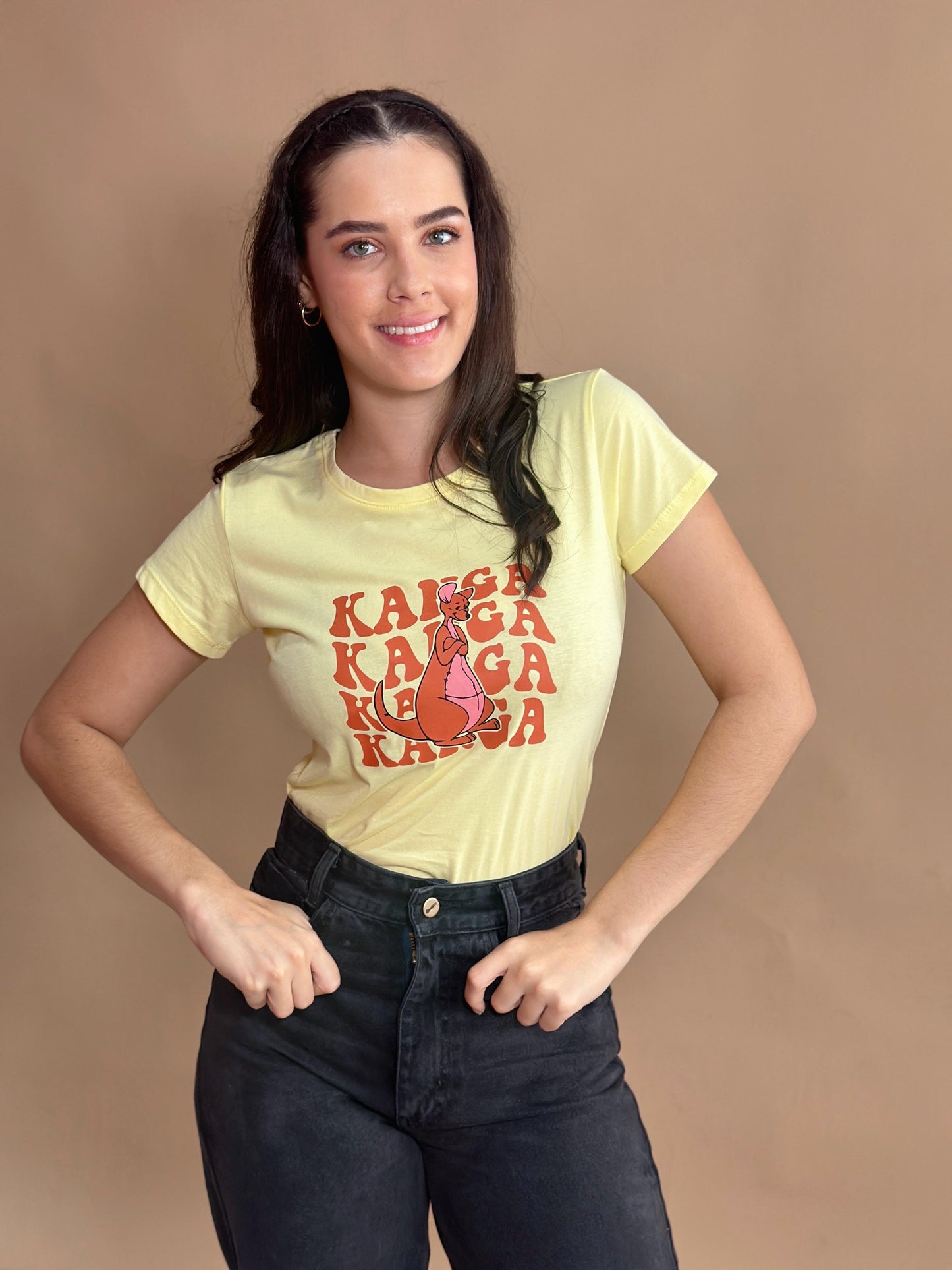 Básica Estampada Amarilla Kanga