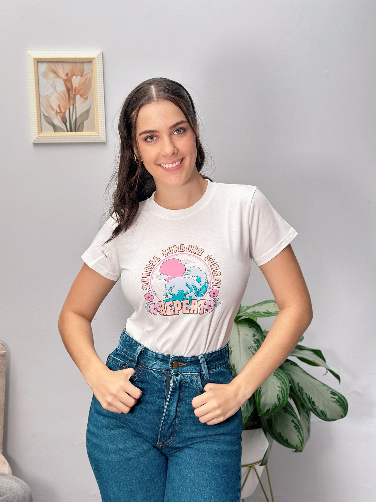 Básica Estampada Blanca Repeat