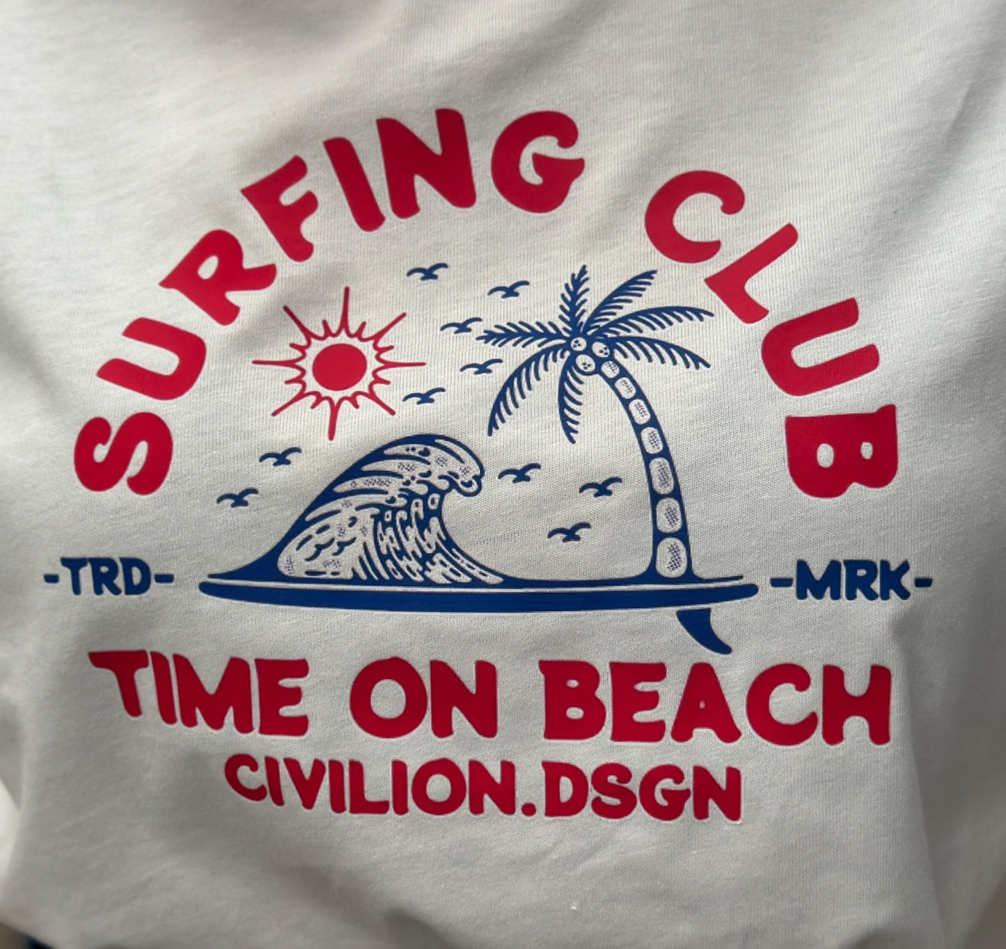 Básica Oversize Blanca Surfing Club