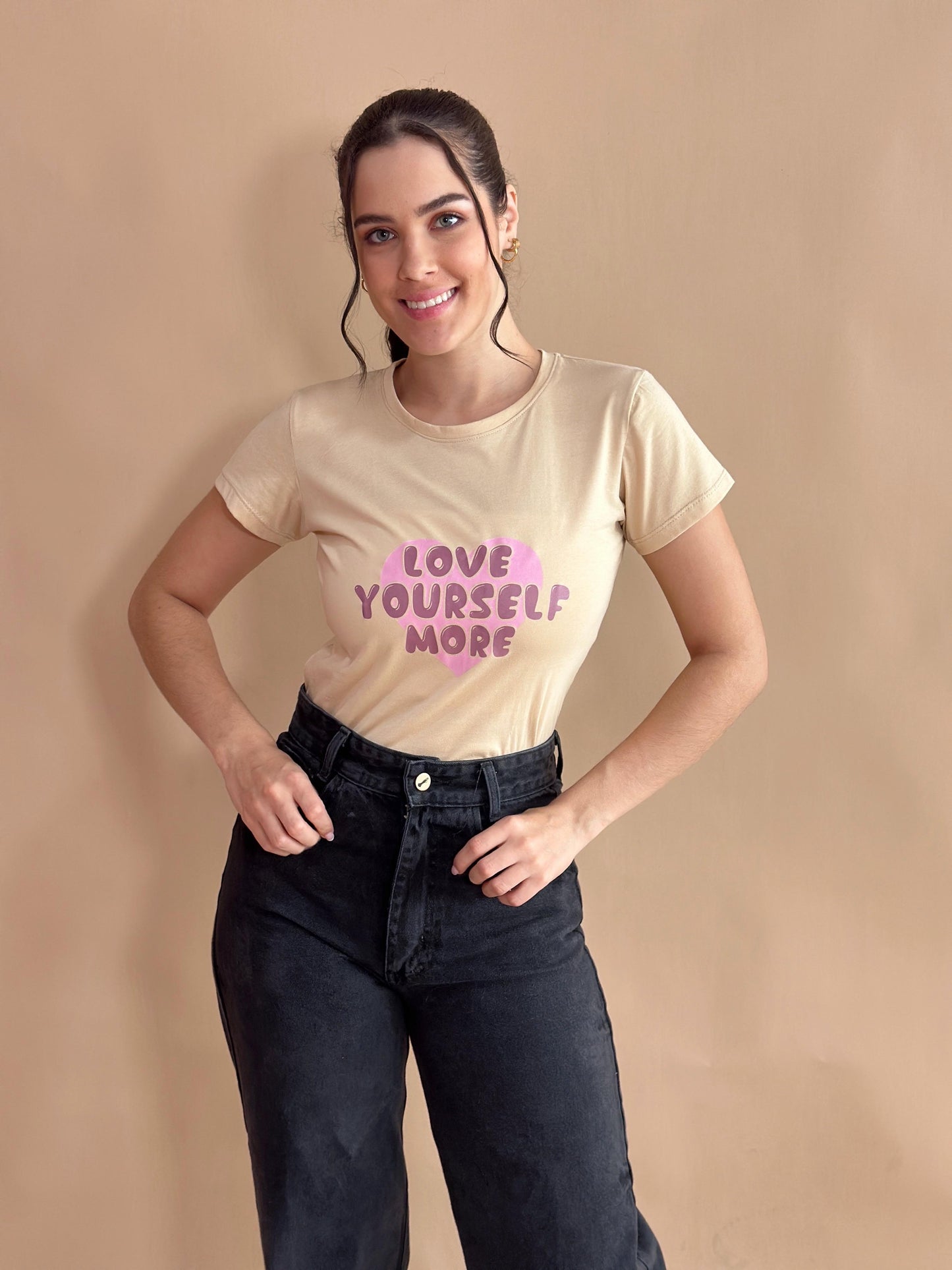 Básica Estampada Beige Love