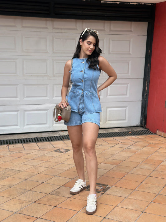 Chaleco Alicia Claro