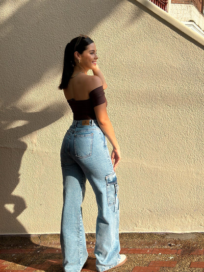 Jean Cargo Arizona Claro