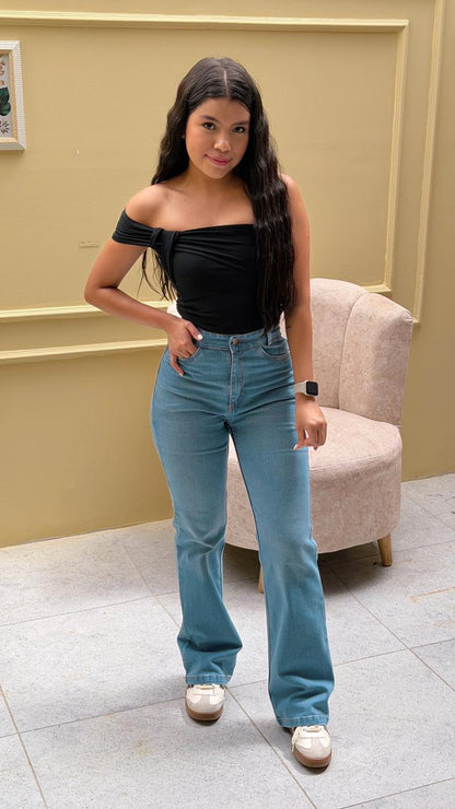 Jean Mom Flare Indonesia Claro